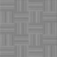 thumbnail image 1 of Ahgly Tapis d'Intérieur Lavable en Machine Carré Transitionnel Gris Fumé, 7 Pieds Carré, 1 of 7
