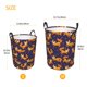 thumbnail image 3 of Balery Stars and Fox Cute Cesta de ropa redonda con asas, impermeable, independiente, para ropa, juguetes, dormitorio y familia-Medium, 3 of 6