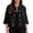 Black, variant on Solid Color And Double Mid Length Short Sleeved Cardigan Maternity Cardigan Sweaters for Women