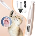 thumbnail image 3 of Upgraded Paw Trimmer For Dogs and Cats - -Low Noise Grooming Kit with Clippe Display, Rechargeable LED Smart Light, and, 3 of 9