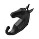 thumbnail image 2 of Toystoory Gancho para llaves con cabeza de Animal, resistente y duradero, de resina, para una fácil organización, buenos ganchos decorativos Decoración del hogar caballo negro), 2 of 6
