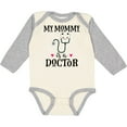 thumbnail image 3 of Inktastic Mommy is a Doctor Baby Gift Girls Long Sleeve Baby Bodysuit, 3 of 5