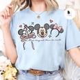thumbnail image 5 of Vintage Coquette Bow Mickey Minnie Ears T-shirt, The Most Magical Place On Earth, Disneyworld shirts, Disney Trip 2026 shirts, Magic Kingdom, 5 of 6