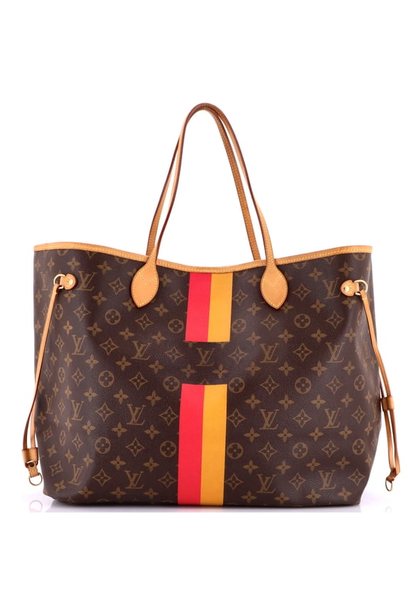 Pre-Owned Neverfull Tote My LV Heritage Monogram Canvas GM By Rebag