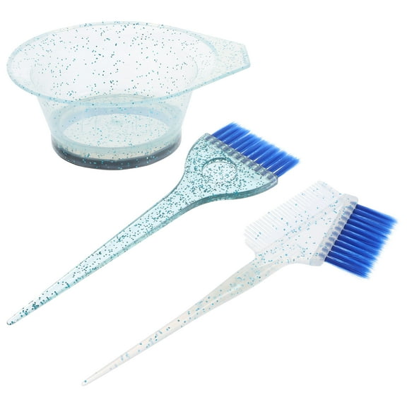 Niceauty Hair Dye Brush And Bowl Set Blue 1 Set 6.3x5.5in