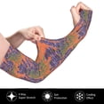 thumbnail image 3 of Daiia Lavender Flowers UV Sun Protection Arm Sleeves - Cooling Compression Arm Sleeve - Sports & UV Arm Sleeves for Men & Women, 3 of 8