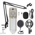 thumbnail image 1 of Singing Studio Recording Kit Phone PC KTV Mic Micrófono de red Soporte de brazo plegable, Plateado seitruly EL001055-03, 1 of 2