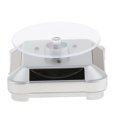 thumbnail image 2 of yingyy Solar Powered Rotary Display Stand Turn Table Changing Color Lights Silver 90mm, 2 of 6