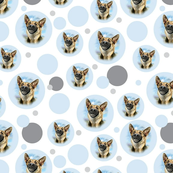 German Shepherd Dog Selfie Premium Gift Wrap Wrapping Paper Roll