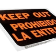 thumbnail image 3 of Letrero Pared Prohibido La Entrada Hyko Plástico 21.5X3", 3 of 3