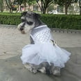 thumbnail image 5 of Breathable Dog Dresses - Fade-Less Cozy Puppy Dot Wedding Lace Dress - Bow Tie - Ideal for Dog, 5 of 8