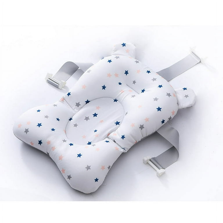 Newborn Adjustable Bathtub Pillow Seat Cushion Cross-shaped Anti-slip Baby  Bath Net Mat Children Bathtub Shower Cradle Bed Seat - AliExpress
