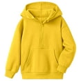 thumbnail image 5 of Abcomgle Girls 2 Piece Outfits Size 10-12 Oversized Half Zip Hooded Hoodies and Athletic Sweatpants Hooded Tracksuit Set Kids, 5 of 8