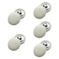 thumbnail image 4 of QccHieUs 10 Pieces Fabric Cloth Covered Buttons Shank Buttons Round DIY Supplies 20mm for White, 4 of 9