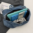 thumbnail image 2 of Bolso Cruzado Con Cadena para Mujer Gran Capacidad Exteriores (claro) Azul, 2 of 9