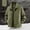 A_Army Green, variant on Men's Lapel Collar Water Resistant Casual Jacket, Multi Pocket Full Zip Lightweight Windproof Coat, Elastic Cuffs Business Casual Outerwear for Work Daily Wear Khaki M