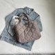 thumbnail image 3 of Bolso Mano Con Entramado Diamantes Informal para Mujer Hobo Elegante Acolchado Color Sólido, 3 of 9