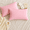Pink, variant on 100% Cotton Pillowcases Standard Size Set of 2, Soft & Breathable Sateen Weave with 400 Thread Count, Cooling White Pillow Covers for Sleeping, Fits Standard & Queen Pillows