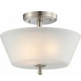 thumbnail image 1 of Nuvo Lighting 60-4151 Surrey - 3 Light Semi Flush Fixture with Frosted Glass, 1 of 1