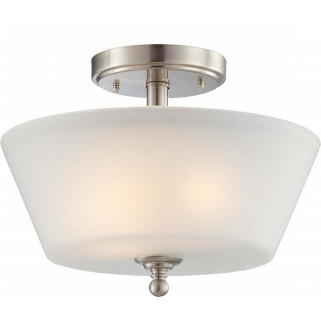 Nuvo Lighting 60-4151 Surrey - 3 Light Semi Flush Fixture with Frosted Glass