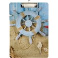 thumbnail image 2 of FMSHPON Sea Shell Starfish Clipboard Hardboard Wood Nursing Clip Board and Pull for Standard A4 Letter 13x9 inches, 2 of 8
