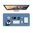 thumbnail image 5 of Leather Desk Pad Protector, Office Desk Mat, Large Mouse Pad, Non-Slip PU Leather Desk Blotter, Laptop Desk Pad, Waterproof Desk Writing Pad for Office and Home, 31.5x15.7", 5 of 5