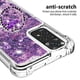 thumbnail image 3 of Funda para Xiaomi Redmi Note 11 4G/Note 11S 4G con Brillo Líquido Flotante, Purpurina, Parachoques y Anillo Giratorio Soporte, 3 of 5