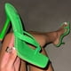 thumbnail image 1 of Sandalias de tacón alto con punta cuadrada para mujer, informales, sexys, cómodas, pantuflas Wmkox8yii ytu1049, 1 of 3