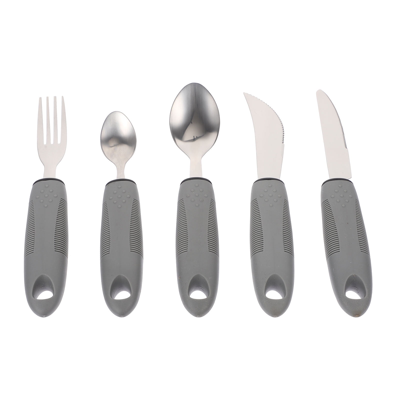 Frcolor Utensils Adaptive Built Up Silverware Elderly Cutlery Bendable