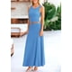 thumbnail image 4 of Conjunto Coordinado PRETTYGARDEN Falda Maxi Azul Talle XL, 4 of 7
