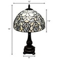 thumbnail image 4 of Tiffany Style Peacock Table Lamp - 19" Tall, 4 of 4