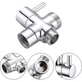 thumbnail image 3 of 3-way Shower Arm Diverter Valve G1/2"brass Shower Splitter Shower Valve With Rubber Washer Bathroom Shower System Component Replacement Part, 3 of 5