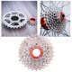 thumbnail image 1 of Piñón de cassette de bicicleta de bicicleta 11-23 / 25/28/30/34 8 velocidades 11-28T Sharpla Rueda libre de casete de bicicleta, 1 of 8