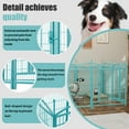 thumbnail image 6 of Demi Bonn Dog Playpen for Indoor, Yard, RV Camping, 32" 8 Panels Dog Fence for Puppy and Small Dogs, Outdoor Foldable Pet Exercise Pen with Doors, Blue, 6 of 9