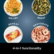 Ninja Air Fryer Pro XL 6.5-Qt, 4-in-1, Air Crisp Technology, Nonstick Crisper Plate, AF180WMNV Navy