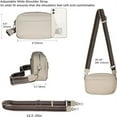 thumbnail image 6 of KAWELL Small Crossbody Bags for Women Trendy Shoulder Purse with Guitar Strap, 6 of 6