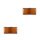 thumbnail image 1 of Jumpingount Cartera larga de cuero con cierre de cremallera para mujer, monedero de almacenamiento para mujer, tarjetero, bolso de mano, regalo de Naranja 2piezas, 1 of 6