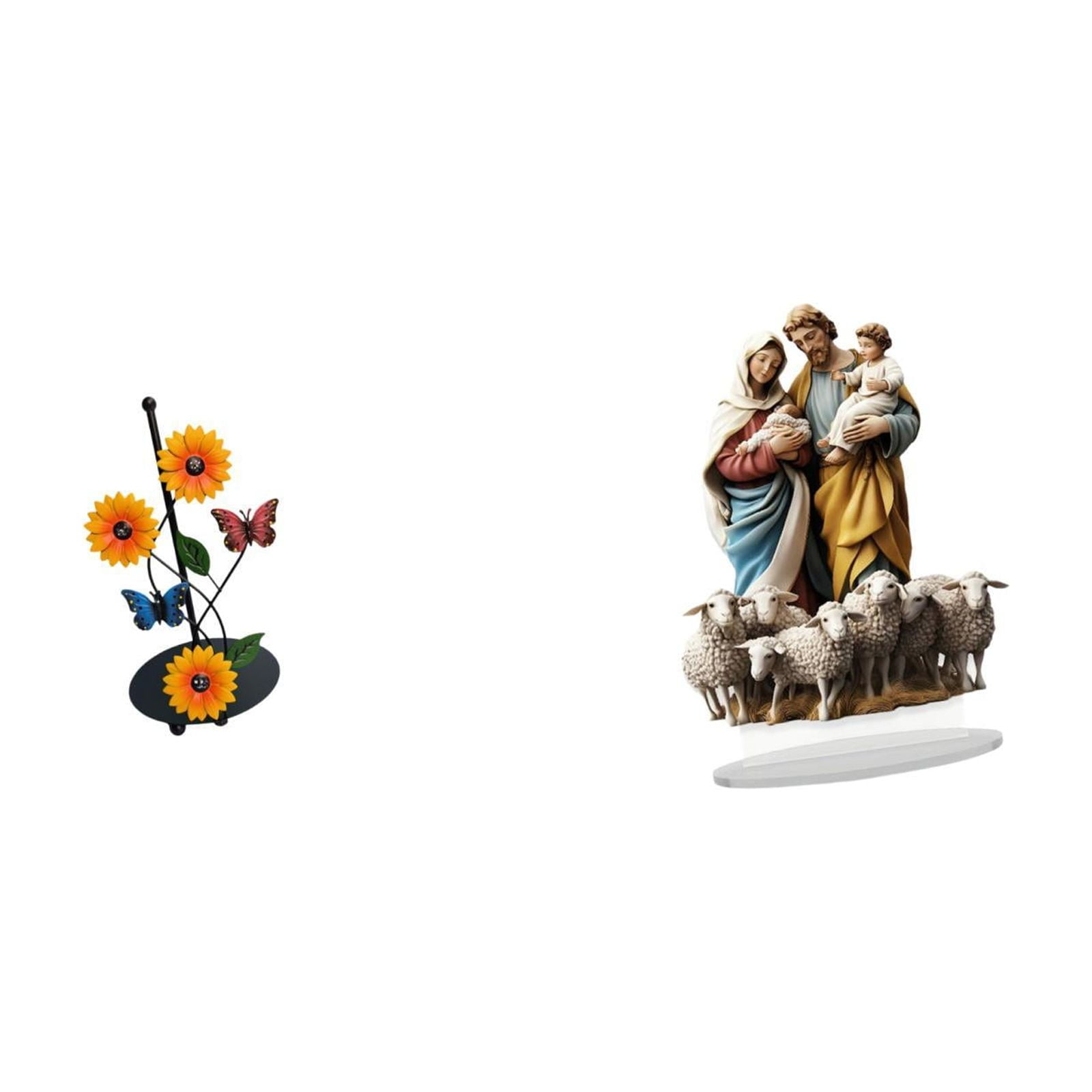 Fiocias Toilet Paper Holder Paper Towel Holder Countertop Kitchen Roll Holder Table Sign Iron Acrylic Removable Waterproof Base Suitable for Kitchen Office Ga