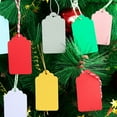 thumbnail image 6 of Milue 50 Pieces Colorful Gift Tages Rectangle Hanging Tages with Hole for Christmas, 6 of 19