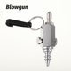 thumbnail image 3 of Naiovety Boquilla de aire Durable Práctico Fuerte Poder Scuba Blow Gun Inflador de pistolas de aire de acero inoxidable Deportes acuáticos Deportes acuáticos Plata, 3 of 6