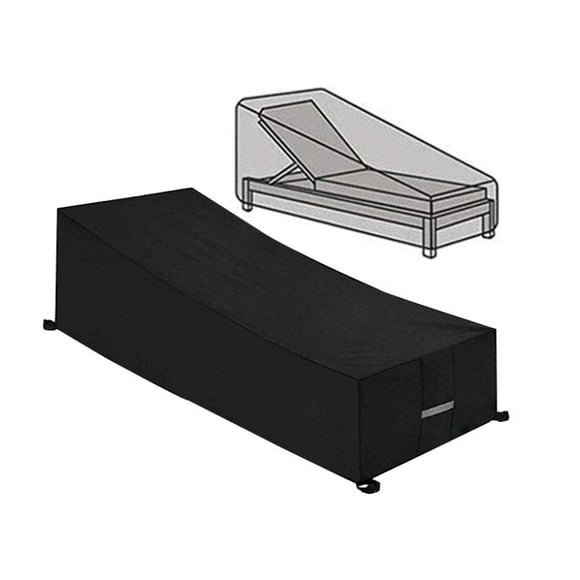 210x75x80/40cm - Sunbed Covers Waterproof Heavy Duty 210D Oxford Fabric Windproof Anti-UV Outdoor Sun Lounger Cover with Air Vent, Patio Sunbed Lounger Covers