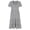 Gray, variant on HBBIKVI Square Neck Cottagecore Dress for Women Summer Short Sleeve Peasant Midi Dress with Puff Sleeves,Elastic Waist,and Tiered Ruffle Skirt for Vacation Outings