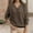 Coffee, variant on Dolkfu Brown Womens Winter Sweaters Casual V Neck Lace Sweater Long Sleeve Casual Knit Tops Womens Sweater Tops L