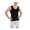 Black, variant on Insta Slim - Made in USA - Medium Compression Activewear Tank-Top for Men. Tummy Control Slimming Shapewear Body-Shaper for Beer Belly, Love Handles & Back Support (White, 3X)
