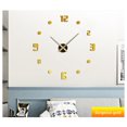 thumbnail image 2 of 31-47-Inch Number DIY 3D Wall Clock Quartz Home Office Decoration Art Clock, 2 of 9