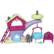 Spin & Swing Treehouse, Poodle - Pocket Puppy Park Play Set