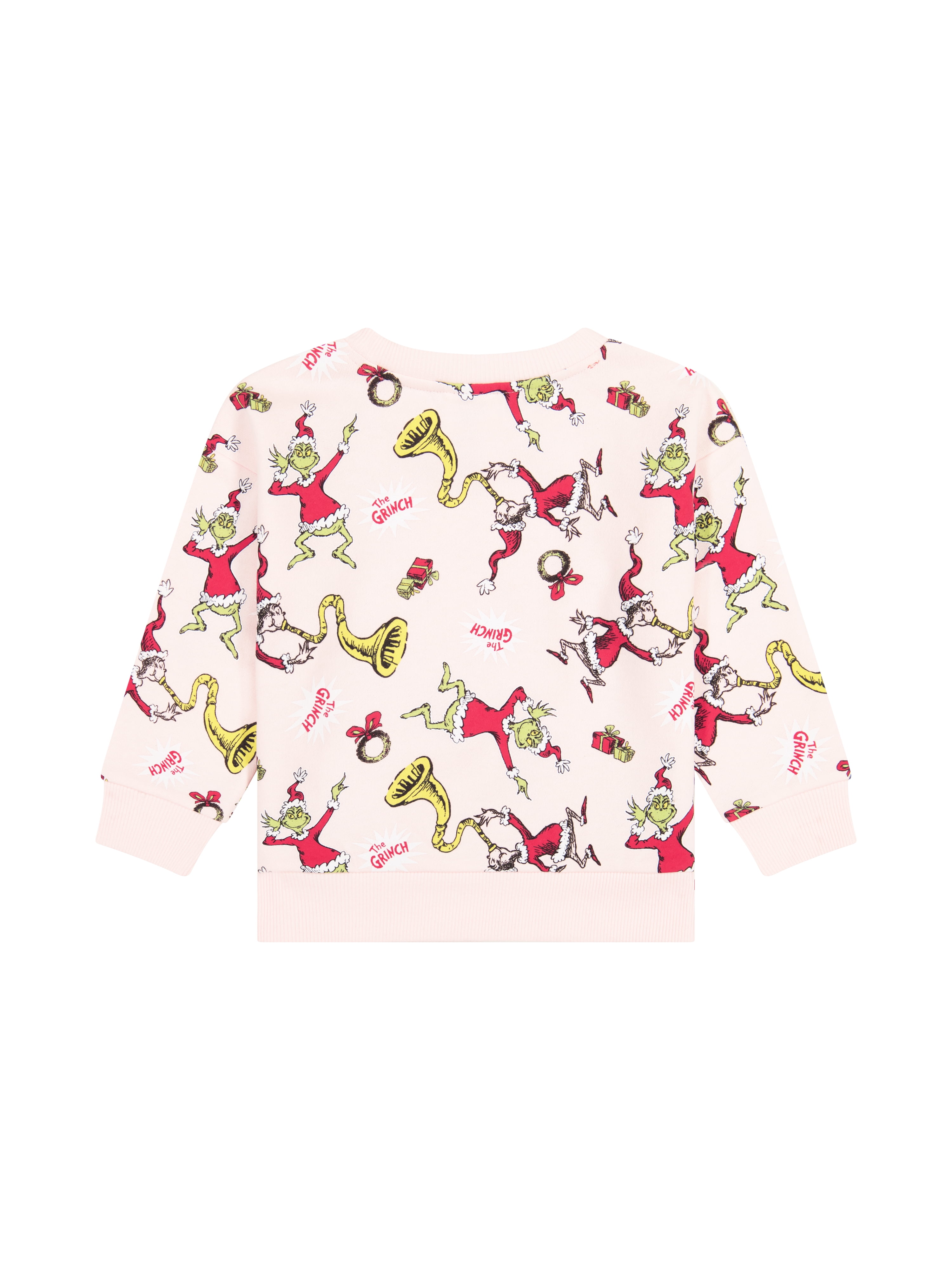 Dr. Seuss The Grinch Toddler Girls Long Sleeve Sweatshirt, Sizes 12M-5T