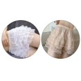 thumbnail image 4 of Yokua Elegant Pumpkin Pants for Women Tiered Ruffled Lace Underpants Undergarments, 4 of 19