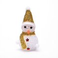 thumbnail image 2 of Juego de 3 figuras de muñeco de nieve LED CHAO decoración navideña iluminación de mesa jardín, 2 of 4
