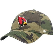 Men's '47 Camo Arizona Cardinals Woodland Clean Up Adjustable Hat